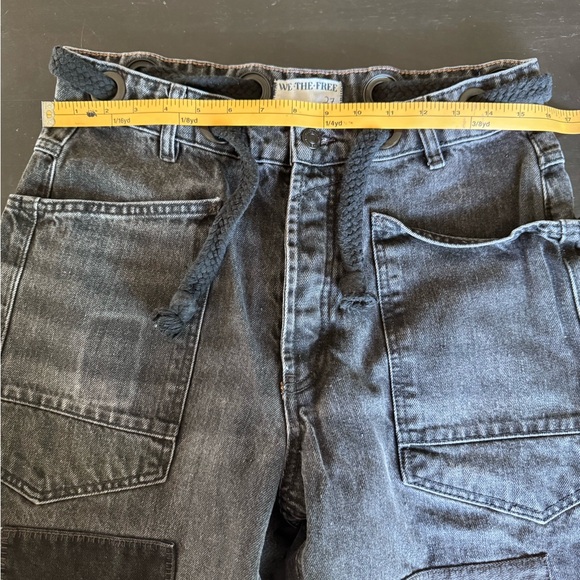 Free People moxie low slung pull on jean Nighthawk size 27 - Picture 11 of 13